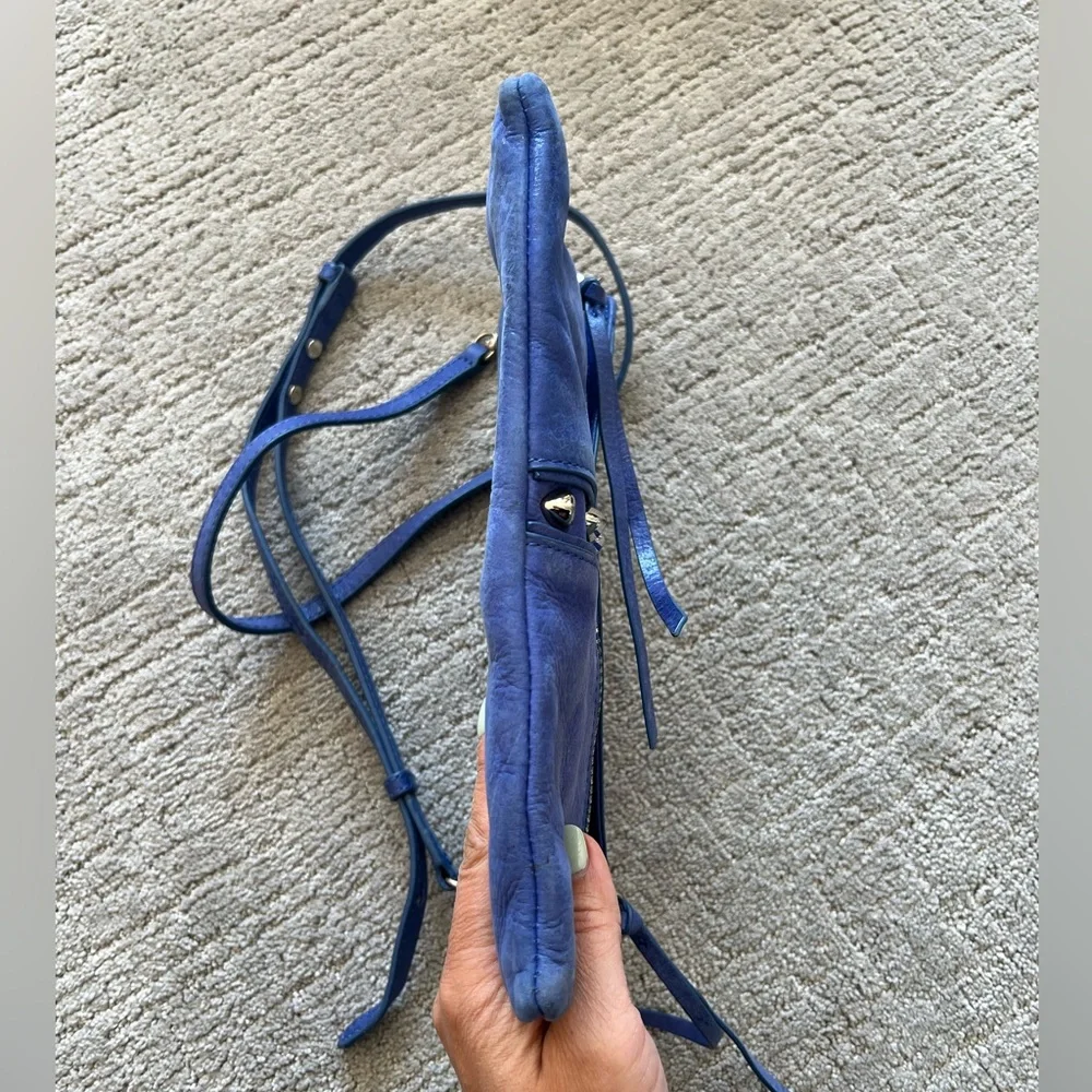 Botkier Blue Leather Crossbody Bag